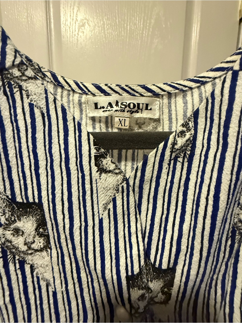 Cat Print dress - Picture 3 of 4